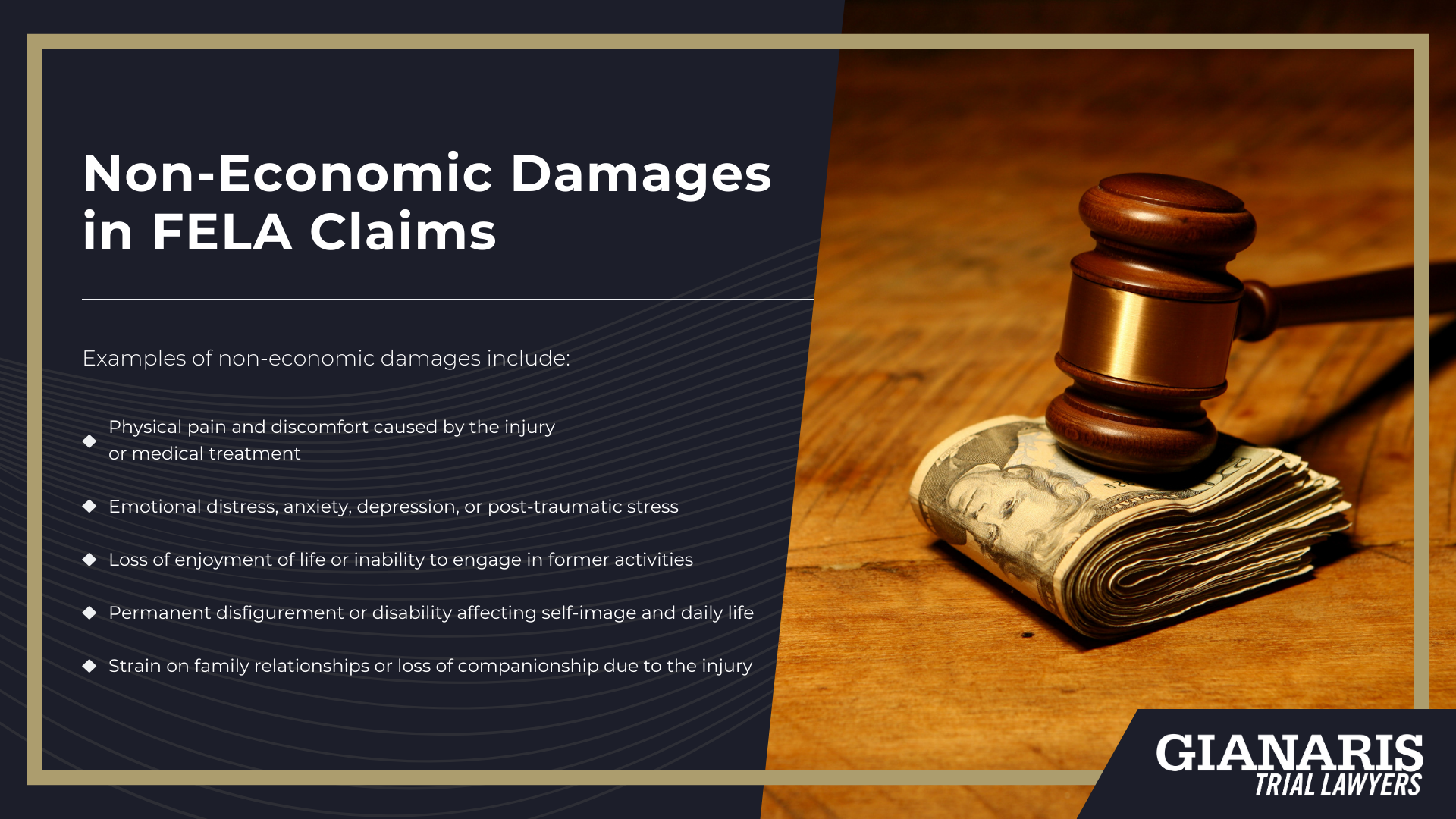 Understanding How FELA Determines Compensation; Types of Compensation Available Under FELA; Economic Damages in FELA Claims; Non-Economic Damages in FELA Claims
