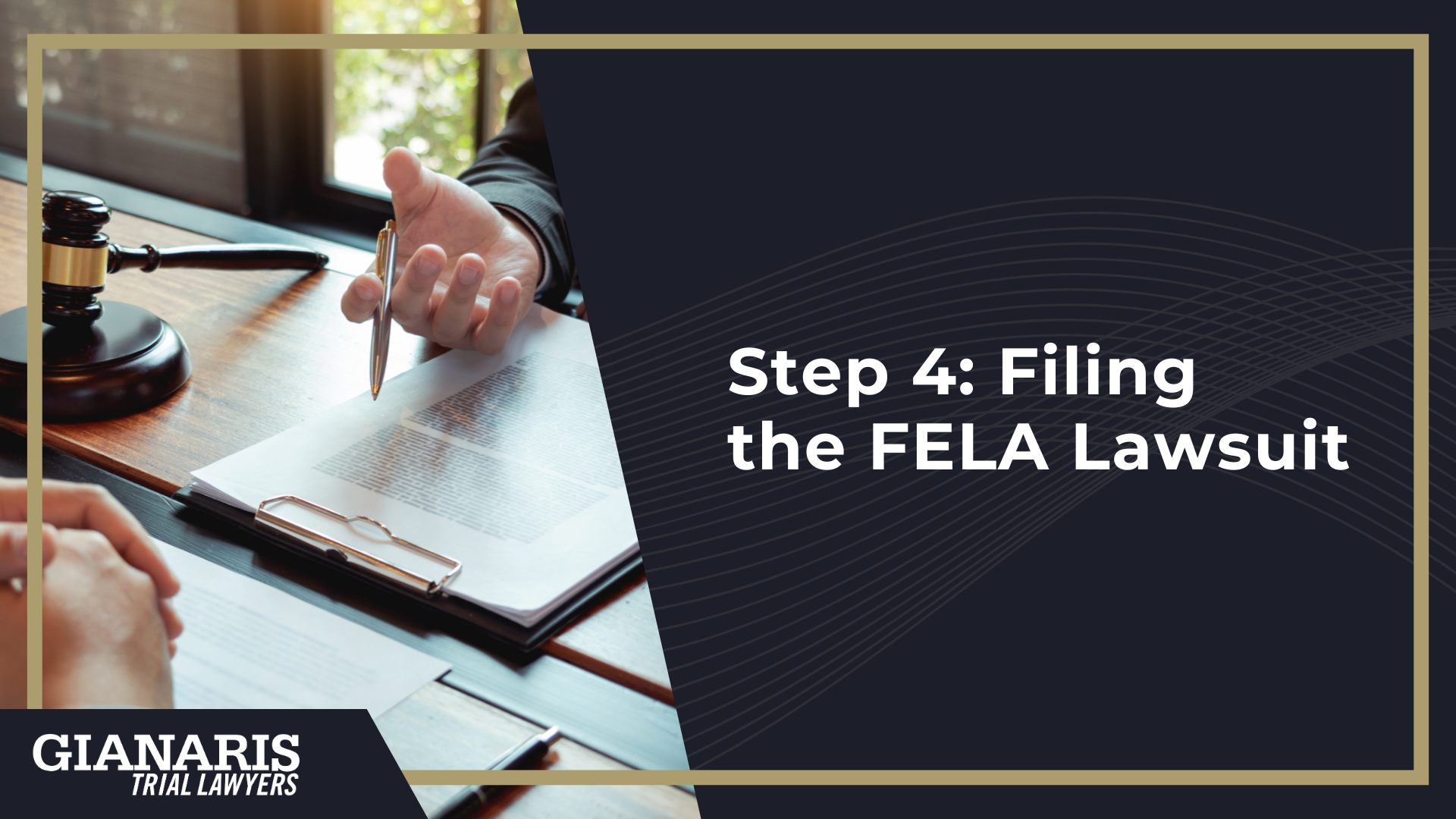 Step 1_ Reporting the Injury and Getting Medical Care; Step 2_ Hiring a FELA Lawyer and Case Evaluation; Step 3_ Investigation and Evidence Collection; Step 4_ Filing the FELA Lawsuit