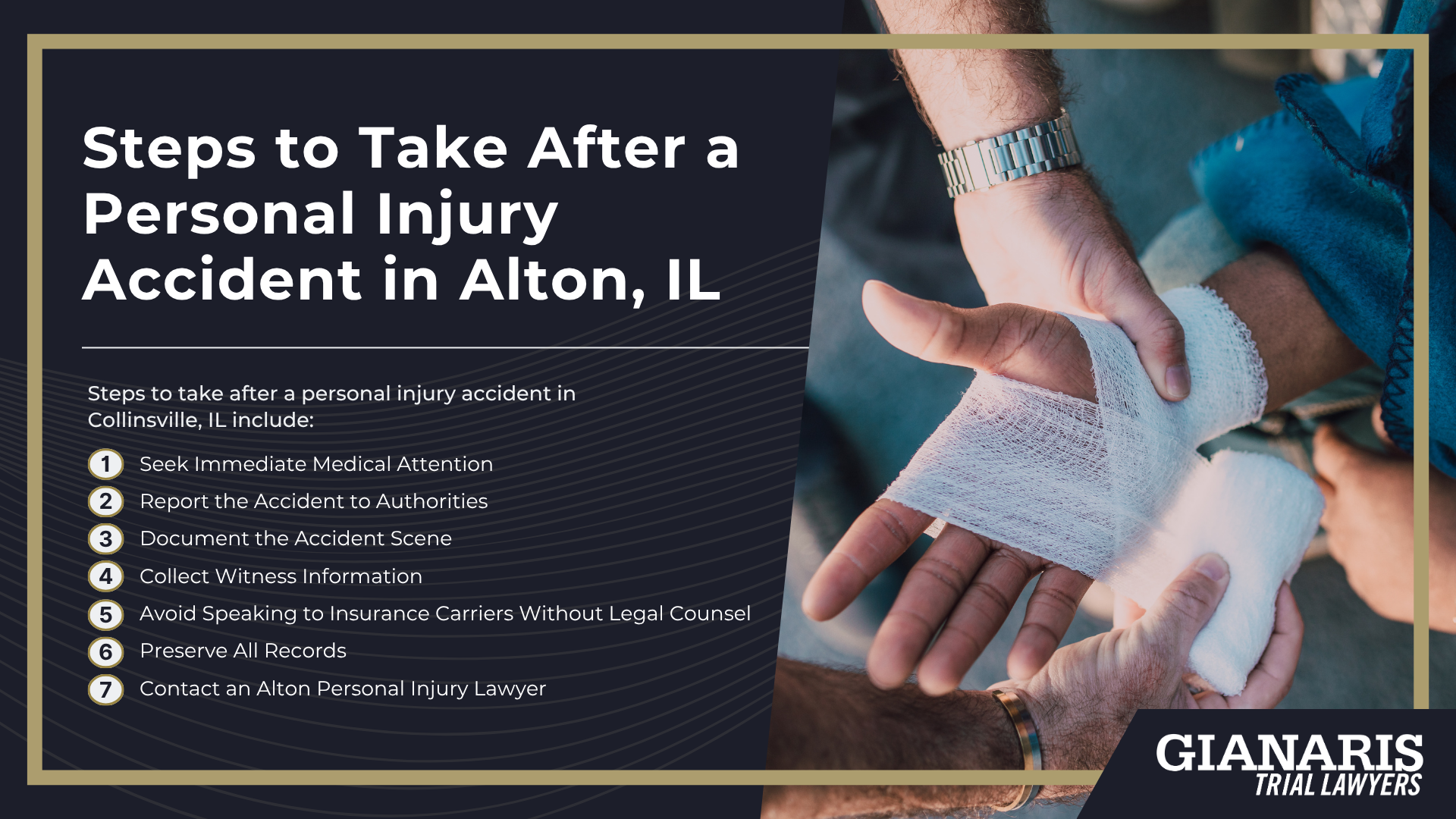 Meet Our Team of Alton Personal Injury Lawyers; Steps to Take After a Personal Injury Accident in Alton, IL