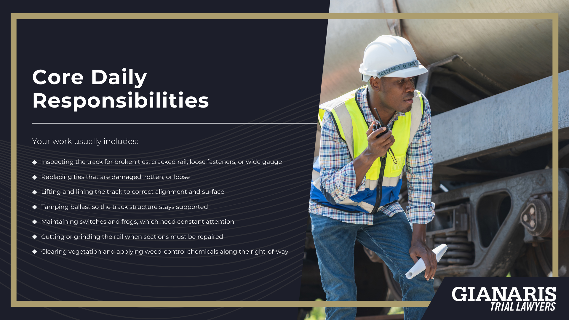What a Trackman Does on the Railroad; Core Daily Responsibilities