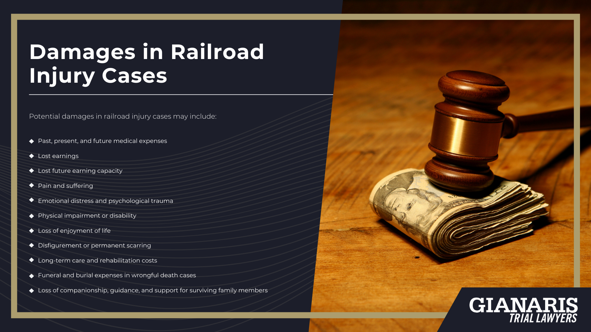 The Most Common Physical Railroad Electrician Injuries; Dangerous Workplace Exposures; FELA Coverage for Locomotive Electricians; The FELA Claims Process; Damages in Railroad Injury Cases