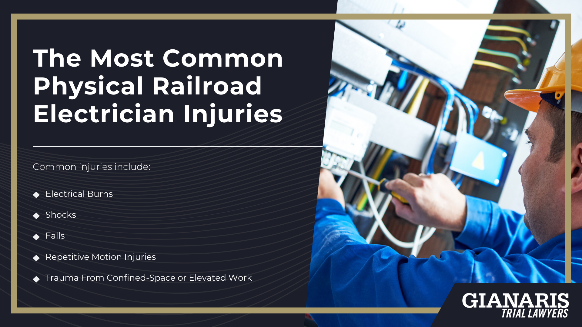 What It Is Like Being a Train Electrician; Key Responsibilities of Railroad Electricians; What It Is Like Being a Train Electrician; Key Responsibilities of Railroad Electricians; The Most Common Physical Railroad Electrician Injuries