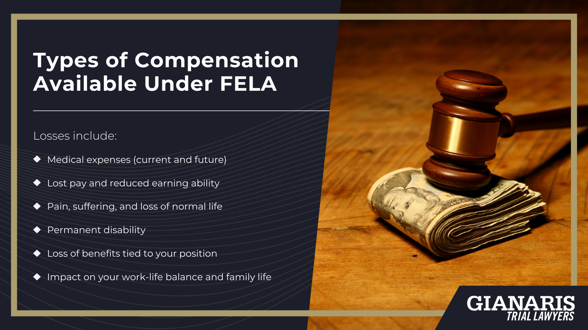 What a Trackman Does on the Railroad; Core Daily Responsibilities; Tools and Equipment Used By a Trackman; Where Trackmen Work; Why the Job Is Hazardous; Physical Injury Risks for Trackmen; What a Trackman Does on the Railroad; Core Daily Responsibilities; Tools and Equipment Used By a Trackman; Where Trackmen Work; Why the Job Is Hazardous; Physical Injury Risks for Trackmen; FELA Coverage for Trackmen; Gianaris Trial Lawyers_ Hire an Experienced Railroad Injury Lawyer Today; How FELA Differs From Workers’ Compensation; Types of Compensation Available Under FELA