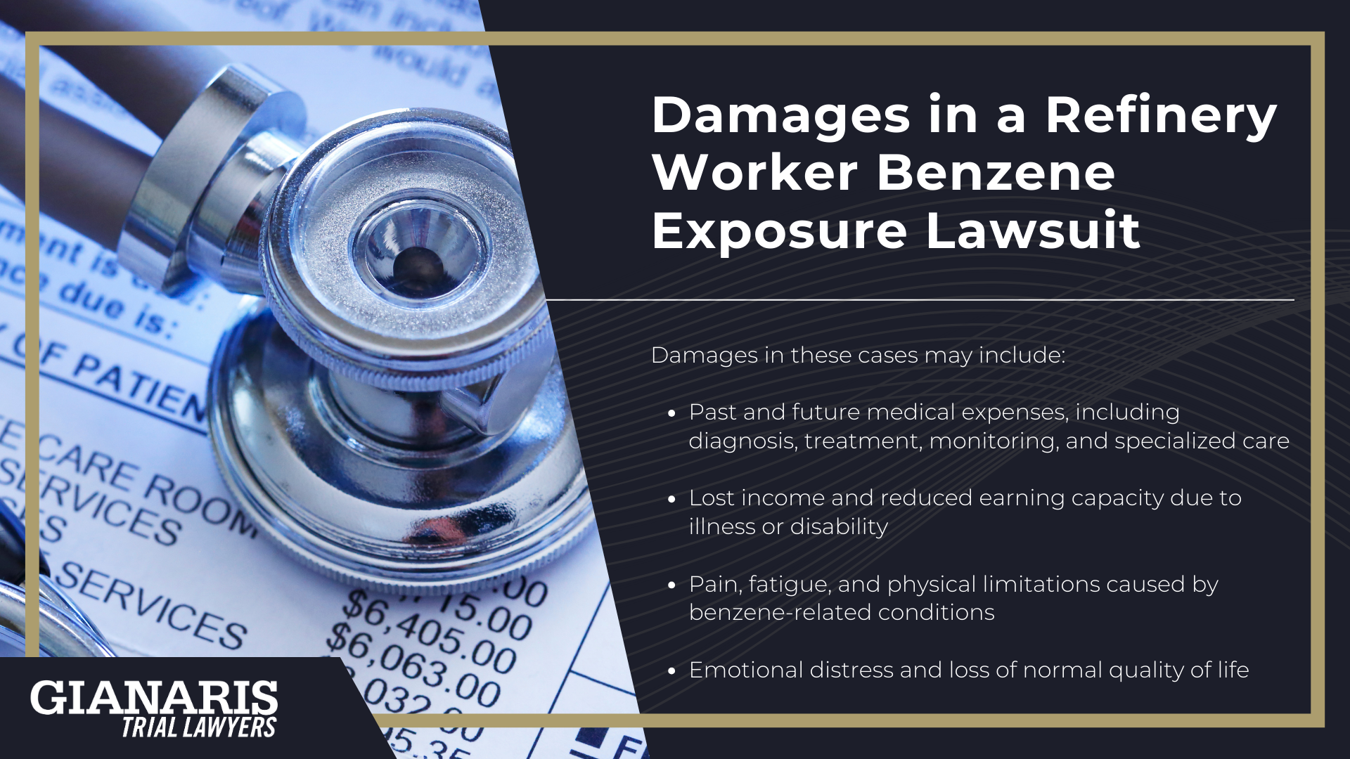 What Is Benzene; How Are People Exposed to Benzene; Refinery Worker Benzene Exposure; Causes of Benzene Exposure For Refinery Workers; Risks Refinery Workers Face From Benzene Exposure; Health Effects of Benzene; Types of Cancer Linked to Benzene Exposure; Types of Non-Cancer Health Effects Linked to Benzene Exposure; Do You Qualify For a Refinery Worker Benzene Exposure Lawsuit; Gathering Evidence for a Benzene Exposure Case; Damages in a Refinery Worker Benzene Exposure Lawsuit