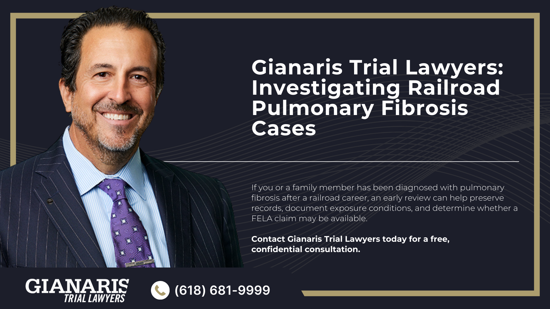 What Is Pulmonary Fibrosis; Symptoms of Pulmonary Fibrosis; How is Pulmonary Fibrosis Treated; How is Working in the Railroad Industry Linked to Pulmonary Fibrosis; Inhaled Dust, Fibers, and Fumes in Railroad Settings; Can You File a FELA Claim for Railroad Pulmonary Fibrosis; Gathering Evidence for a Railroad Pulmonary Fibrosis Claim; Damages in Railroad Pulmonary Fibrosis Cases; Gianaris Trial Lawyers_ Investigating Railroad Pulmonary Fibrosis Cases