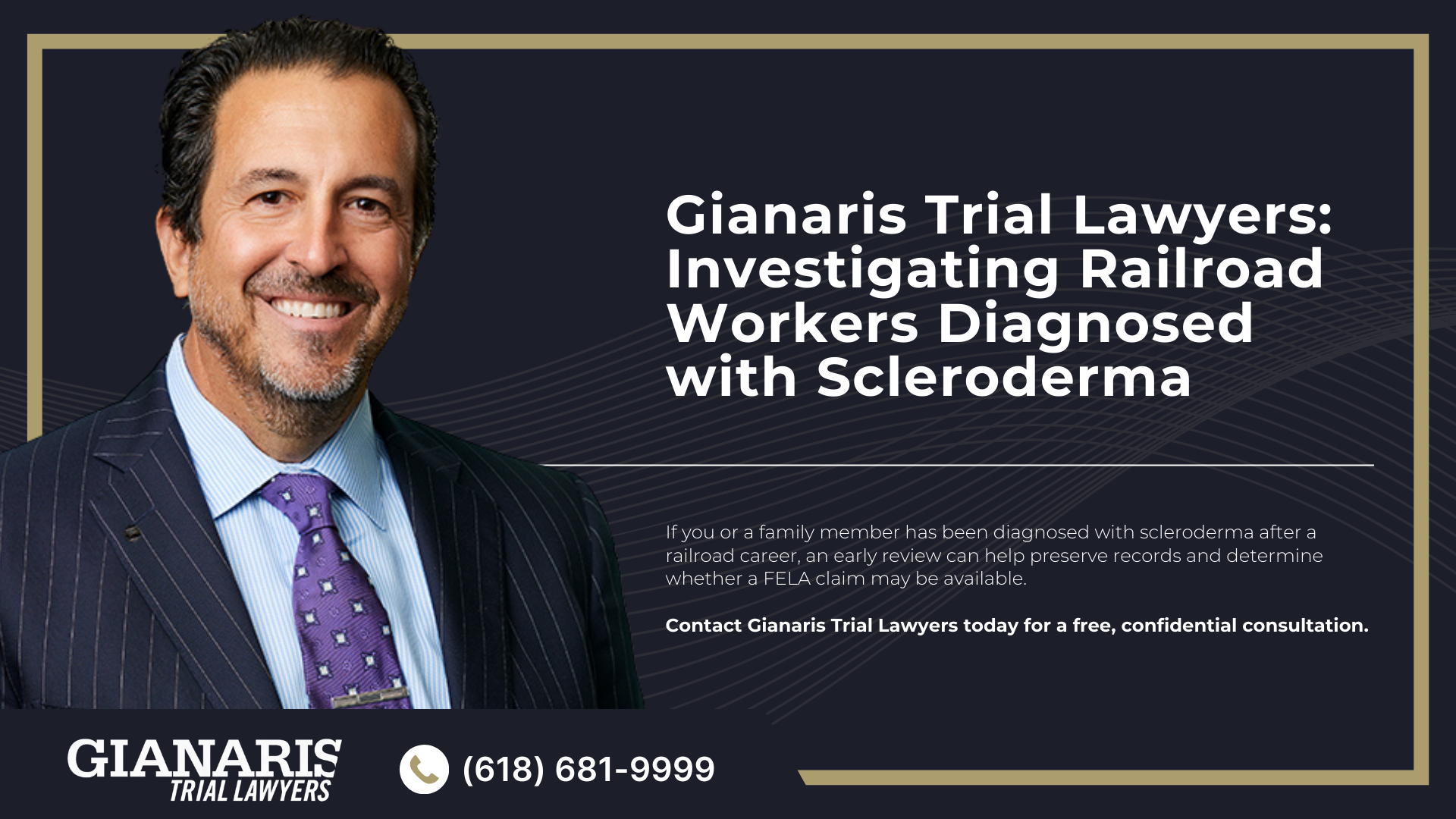What Is Scleroderma; Scleroderma Symptoms; Treatment for Scleroderma; How Railroad Work May Be Linked to Scleroderma; Can You File a FELA Claim for Railroad Scleroderma; Gathering Evidence for a Railroad Scleroderma Claim; Damages in Railroad Scleroderma Cases; Gianaris Trial Lawyers_ Investigating Railroad Workers Diagnosed with Scleroderma