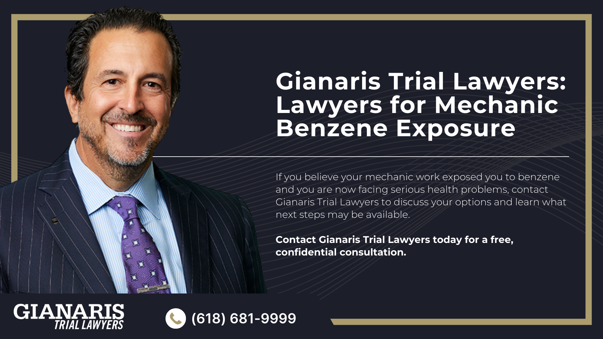 What Is Benzene; How Are People Exposed to Benzene; Mechanic Benzene Exposure; Causes of Benzene Exposure For Mechanics; In What Industries Do Mechanic Face the Highest Risk of Benzene Exposure; Risks Mechanics Face From Benzene Exposure; Health Effects of Benzene; Types of Cancer Linked to Benzene Exposure; Types of Non-Cancer Health Effects Linked to Benzene Exposure; Do You Qualify For the Mechanic Benzene Exposure Lawsuit; Gathering Evidence for Your Case; Damages in a Mechanic Benzene Exposure Lawsuit; Gianaris Trial Lawyers_ Lawyers for Mechanic Benzene Exposure