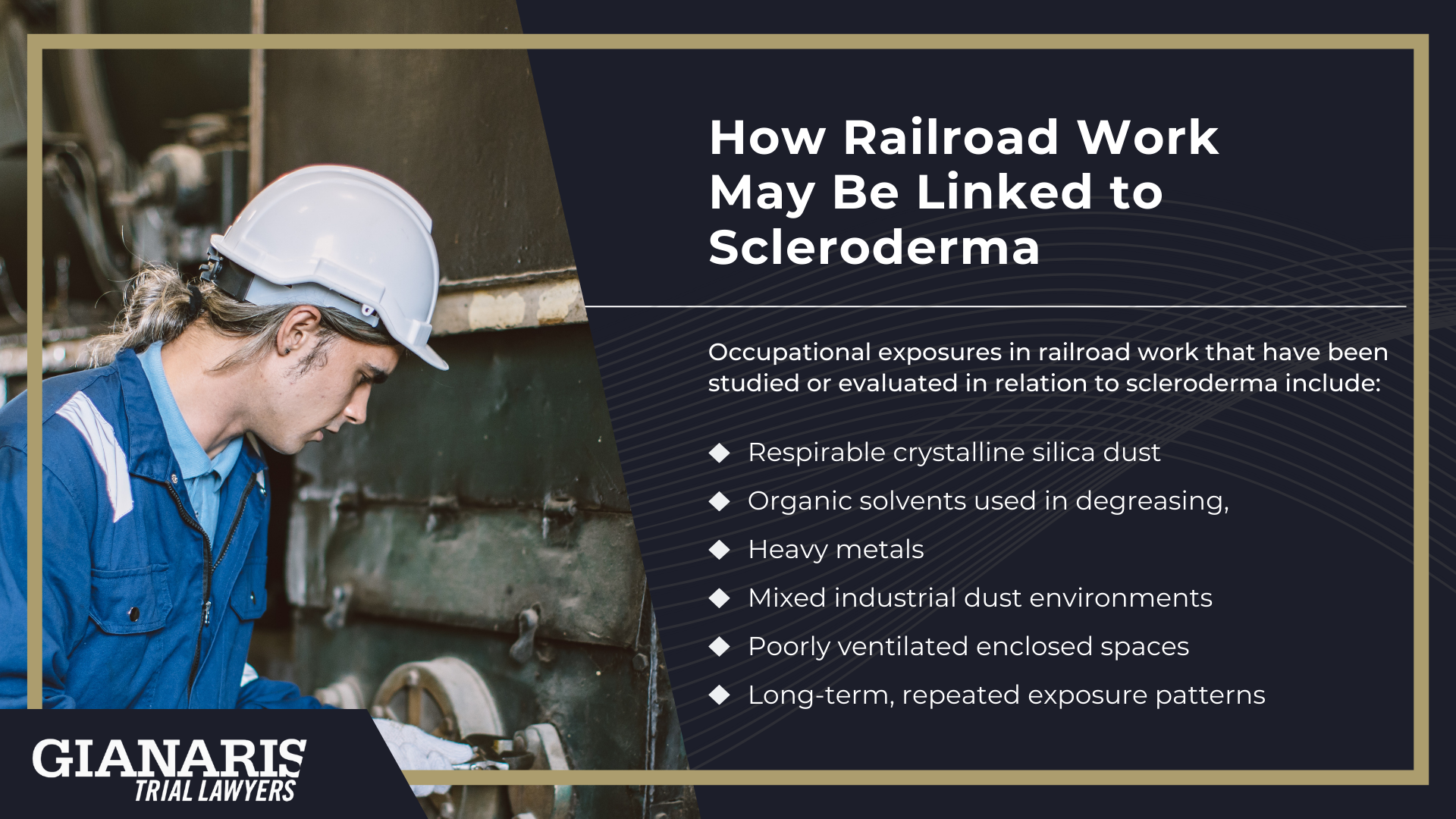 What Is Scleroderma; Scleroderma Symptoms; Treatment for Scleroderma; How Railroad Work May Be Linked to Scleroderma