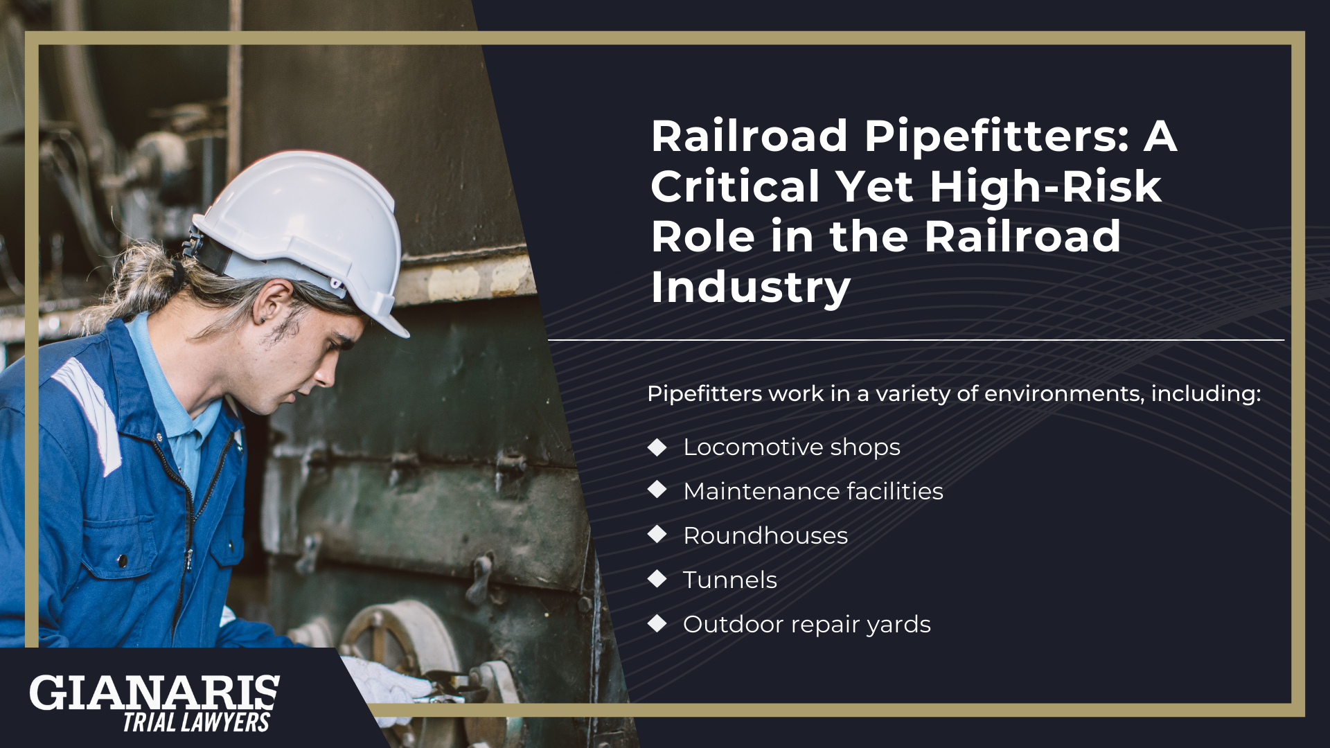Railroad Pipefitters A Critical Yet High-Risk Role in the Railroad Industry