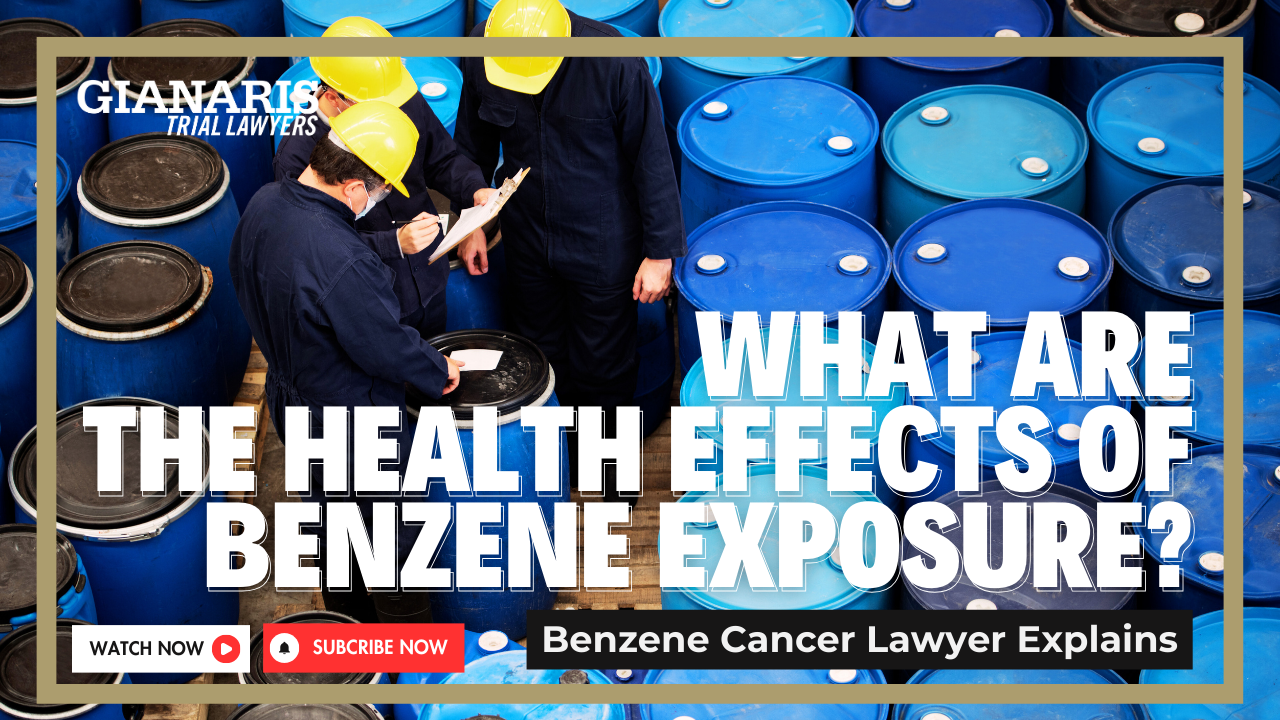 What are the Health Effects of Benzene Exposure Benzene Cancer Lawyer Explains YouTube Thumbnail