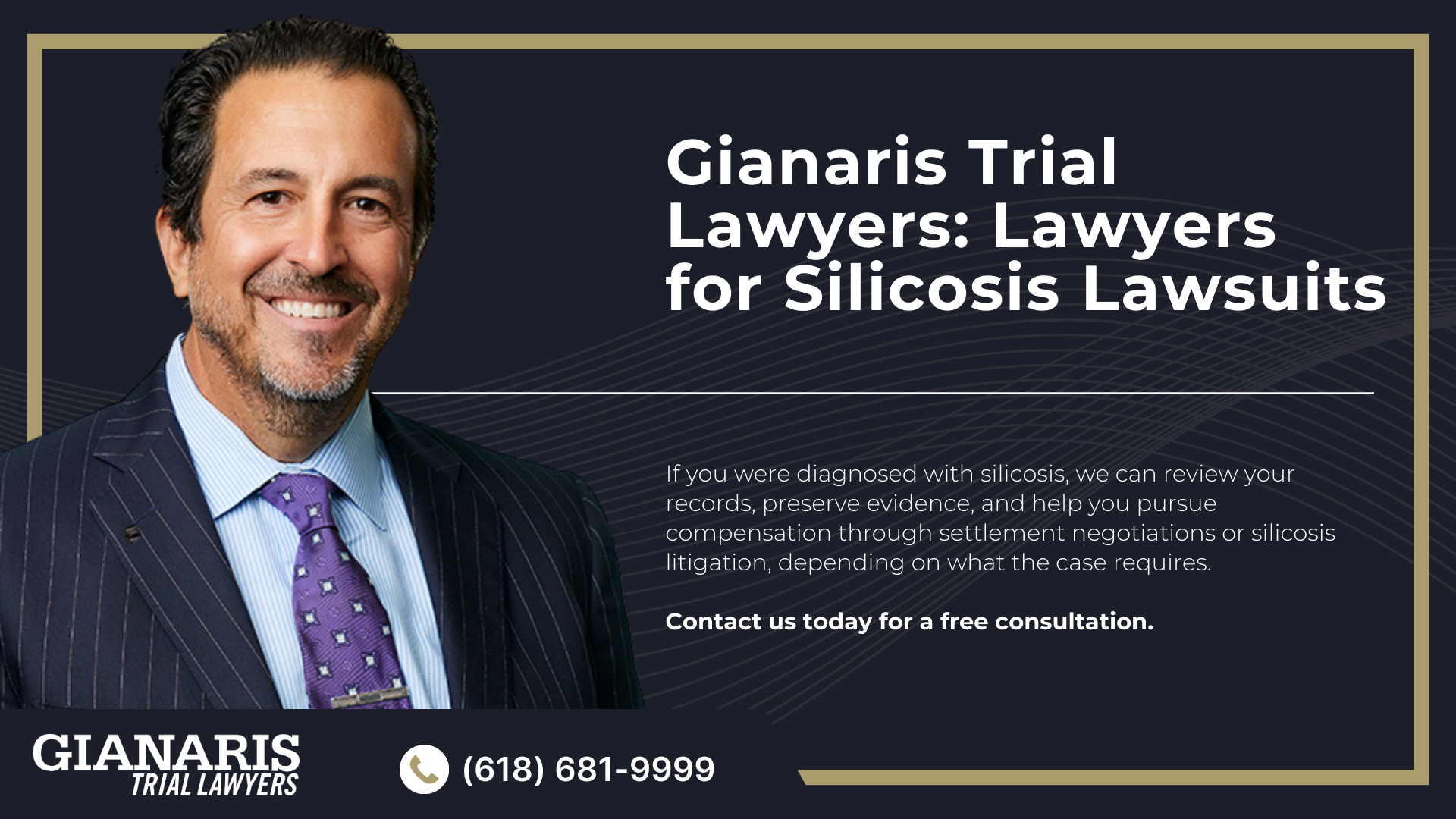 What Is Silicosis; Who Is Most at Risk for Silicosis; How Our Lawyers Can Assist; Steps to Take in a Silicosis Lawsuit; Silicosis Symptoms and Warning Signs; Medical Testing Used to Confirm a Diagnosis; Evidence in Silicosis Lawsuits; Damages in Silicosis Lawsuits; Gianaris Trial Lawyers_ Lawyers for Silicosis Lawsuits