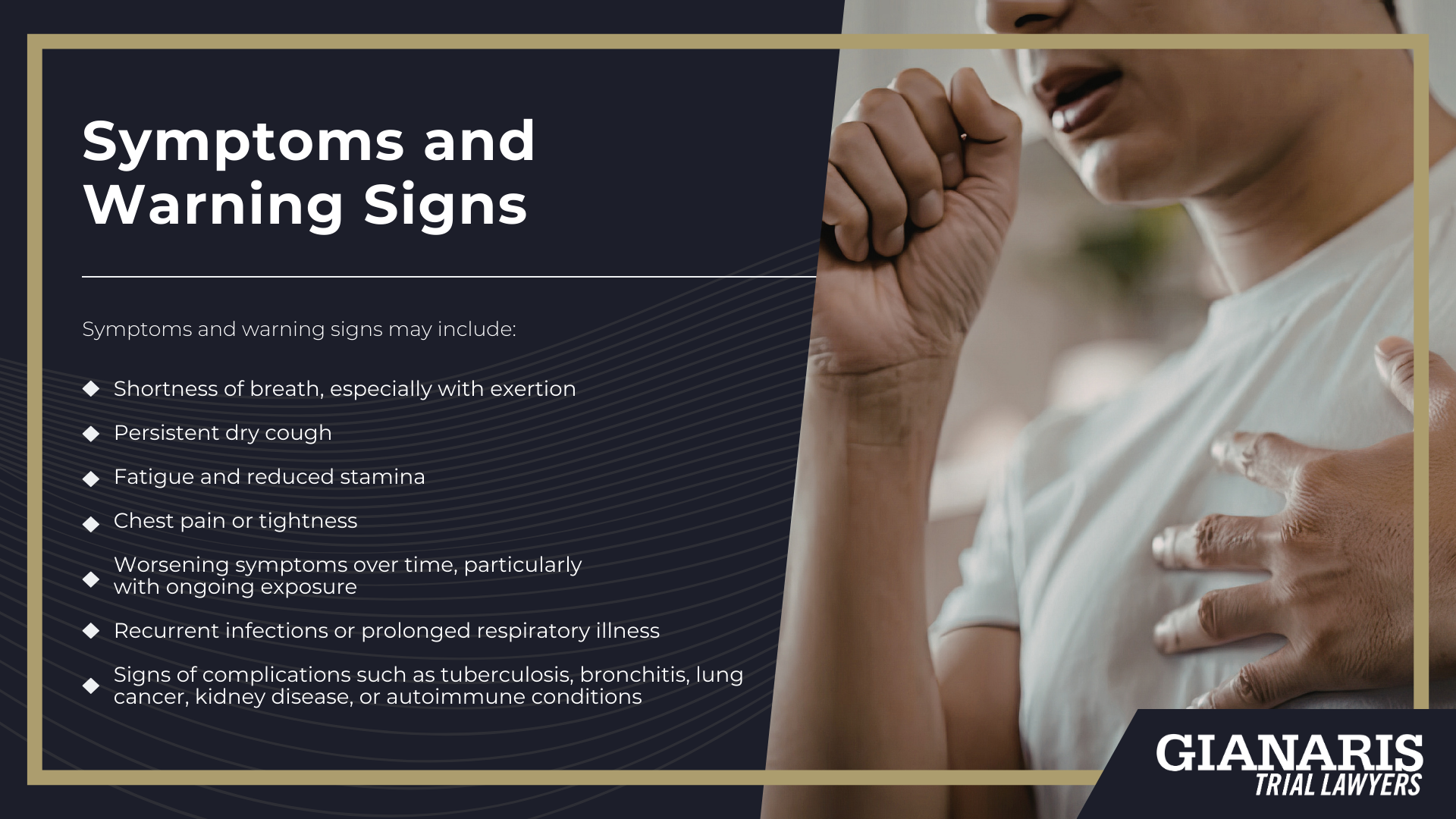 What Is Silica dust?; Complications From Silica Dust Exposure; Health Risks of Silica Dust Exposure; Symptoms and Warning Signs