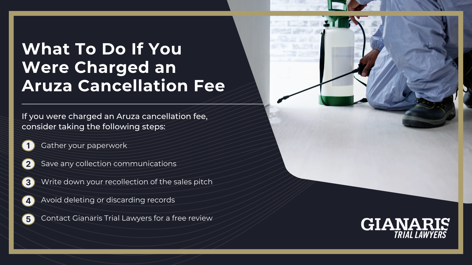 How Aruza’s Door-to-Door Sales Model Works; Aruza Pest Control’s Initial Discount and Cancellation Fee; Who We Want to Hear From; What To Do If You Were Charged an Aruza Cancellation Fee