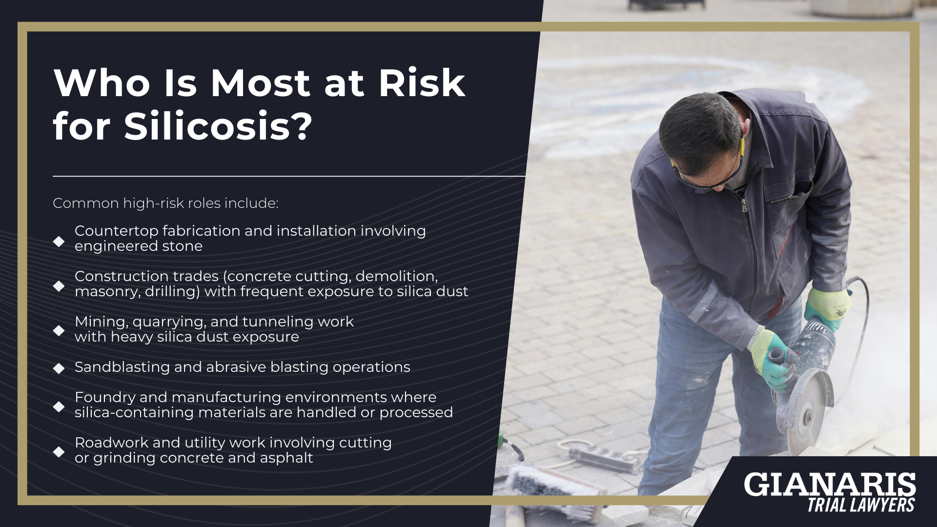 What Is Silicosis; Who Is Most at Risk for Silicosis