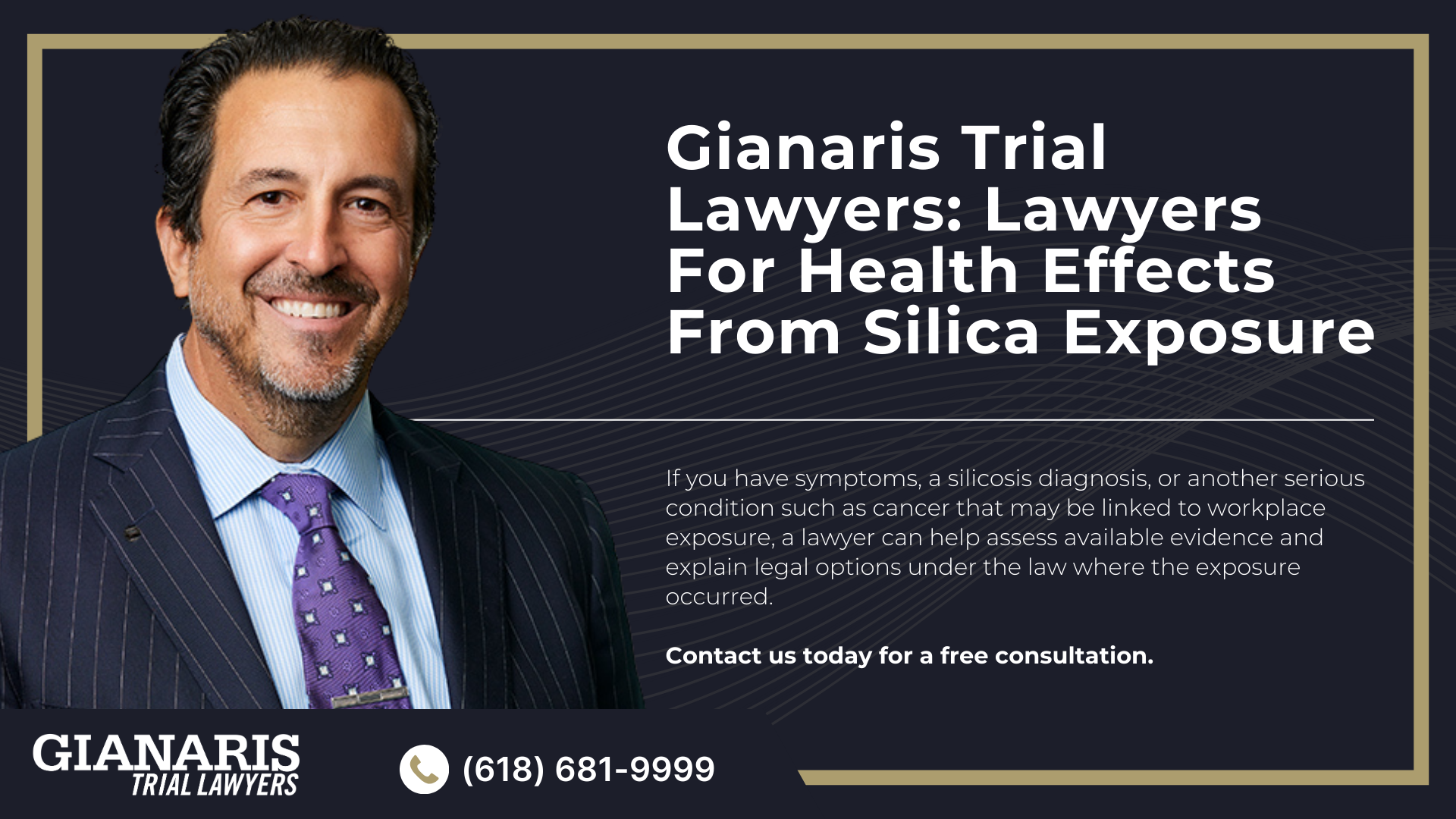 What Is Silica dust?; Who Is Most At Risk For Silica Exposure?; Workplace Safety Regulations for Silica; Health Effects of Silica Exposure; Do You Qualify For a Silica Exposure Lawsuit; Gathering Evidence for Your Claim; Gianaris Trial Lawyers_ Lawyers For Health Effects From Silica Exposure