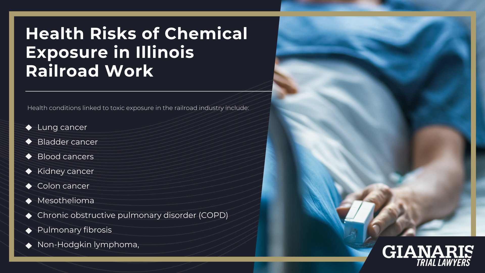 Types of Illinois Railyards and Railroad Operations; Major Illinois Railroad Locations ; Chemical Exposure Risks in Illinois Rail Operations; Common Toxic Substances in Illinois Railroad Work; Health Risks of Chemical Exposure in Illinois Railroad Work