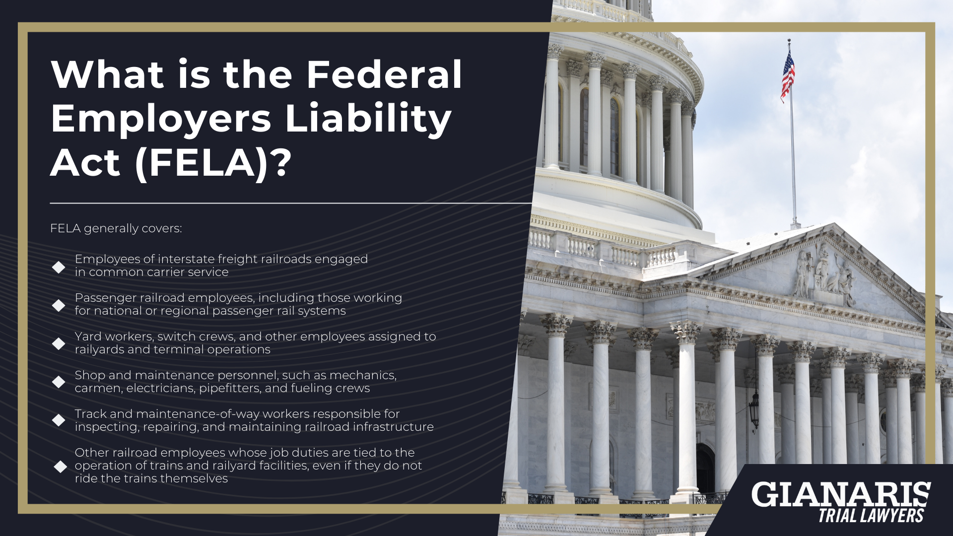 Types of Railyards and Railroad Operations (2); Chemical Exposure Risks in Rail Operations; Health Risks of Chemical Exposure in the Railroad Industry; Types of Railyards and Railroad Operations (2); Chemical Exposure Risks in Rail Operations; Health Risks of Chemical Exposure in the Railroad Industry; How Railroad Workers Can Seek Justice For Chemical Exposure; What is the Federal Employers Liability Act (FELA)