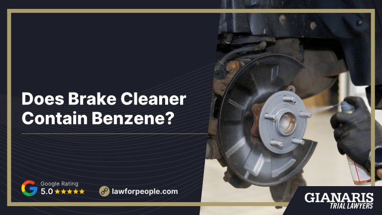 Does Brake Cleaner Contain Benzene